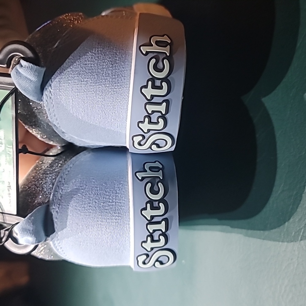 **Stitch Kids Slip-On Shoes - Blue and Silver** - Picture 5 of 5